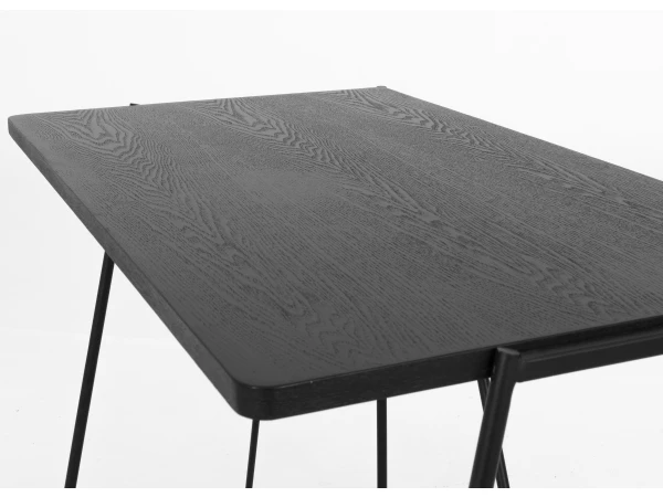 Bureau WORK 100x55 Cm - Zwart Zwart 9 Bureau WORK 100x55 Cm - Zwart Zwart - Afbeelding 7