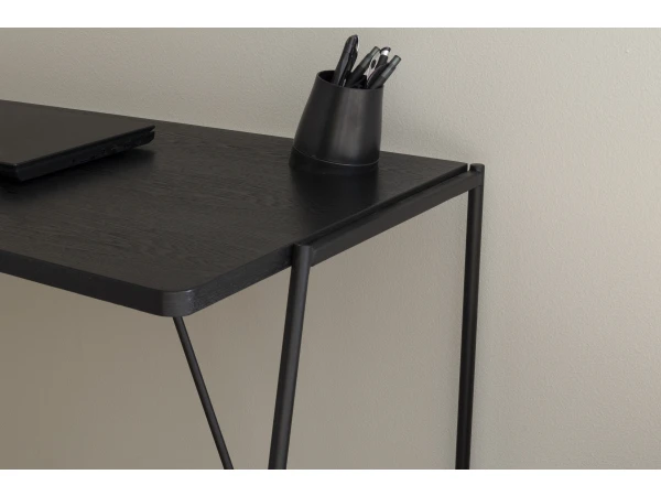 Bureau WORK 100x55 Cm - Zwart Zwart 11 Bureau WORK 100x55 Cm - Zwart Zwart - Afbeelding 9