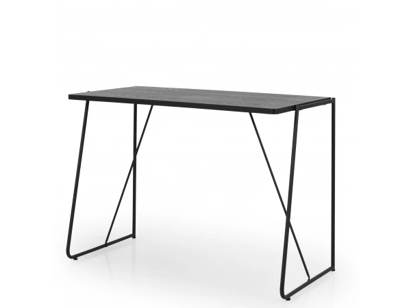 Bureau WORK 100x55 Cm - Zwart Zwart 7 Bureau WORK 100x55 Cm - Zwart Zwart - Afbeelding 5