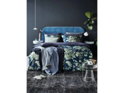 Dekbedovertrek Katoensatijn BLOOM ART - Nightblue Blauw -Lifetime || ESSENZA || Zuiver Winkel vandyck bloom art 49981