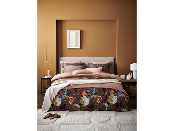 Dekbedovertrek Katoensatijn SYMPHONY - Brownie Multicolor 4 Dekbedovertrek Katoensatijn SYMPHONY - Brownie Multicolor - Afbeelding 2