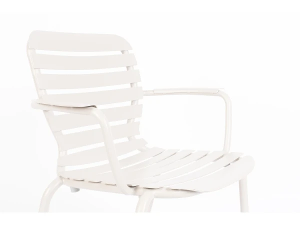Zuiver Tuinstoel Met Arm VONDEL - Clay Wit 13 Zuiver Tuinstoel Met Arm VONDEL - Clay Wit - Afbeelding 11