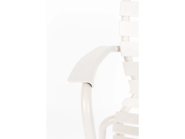 Zuiver Tuinstoel Met Arm VONDEL - Clay Wit 14 Zuiver Tuinstoel Met Arm VONDEL - Clay Wit - Afbeelding 12