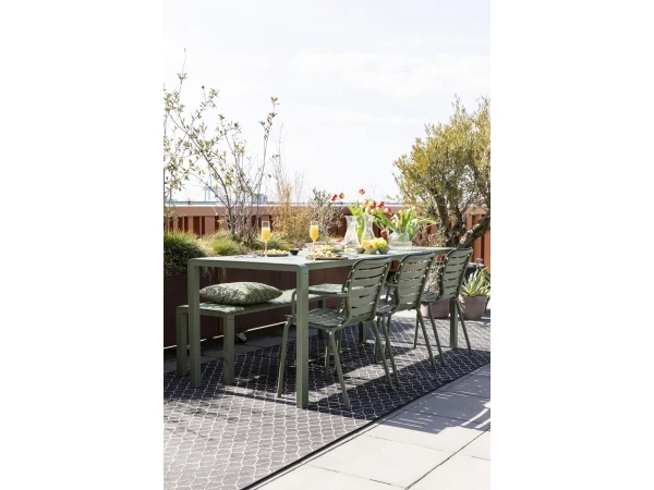 Zuiver Tuinstoel Met Arm VONDEL - Groen Groen 6 Zuiver Tuinstoel Met Arm VONDEL - Groen Groen - Afbeelding 4